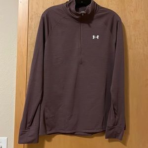 Under Armour 1/2 zip top - size XL - purple